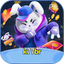 Imagem promocional da k77br mostrando a plataforma e suas vantagens